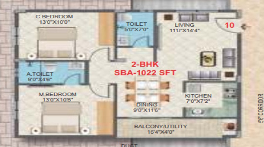 SLV Vajra Floor Plan