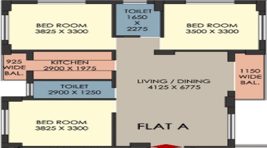 Danish Veeyu Coperative Housing Society Floor Plan