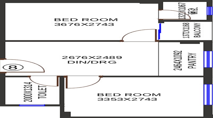Realtech Nirman The Indiana Floor Plan