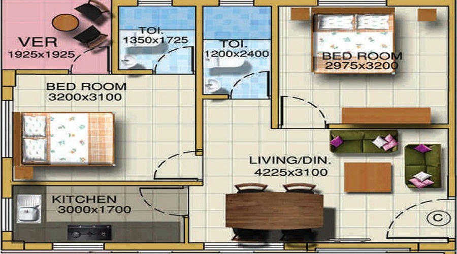 Pushppalki Sridhar Vihar Floor Plan