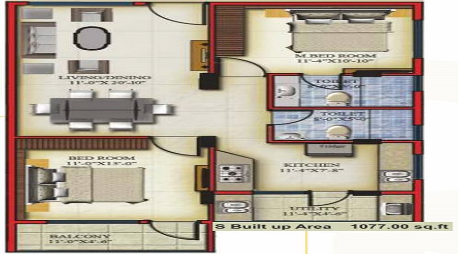 Span Krishna Floor Plan