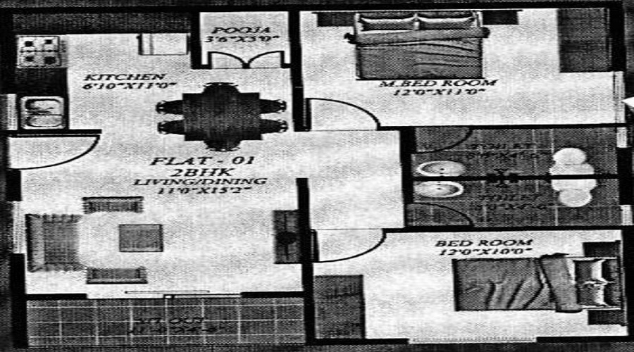 Leelkrrish Residency Floor Plan