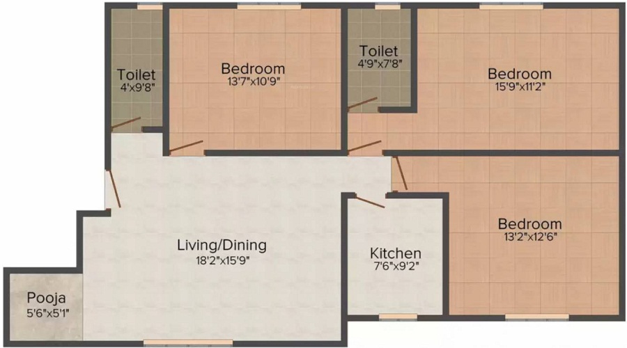 Ritika Aponalay Phase II Floor Plan