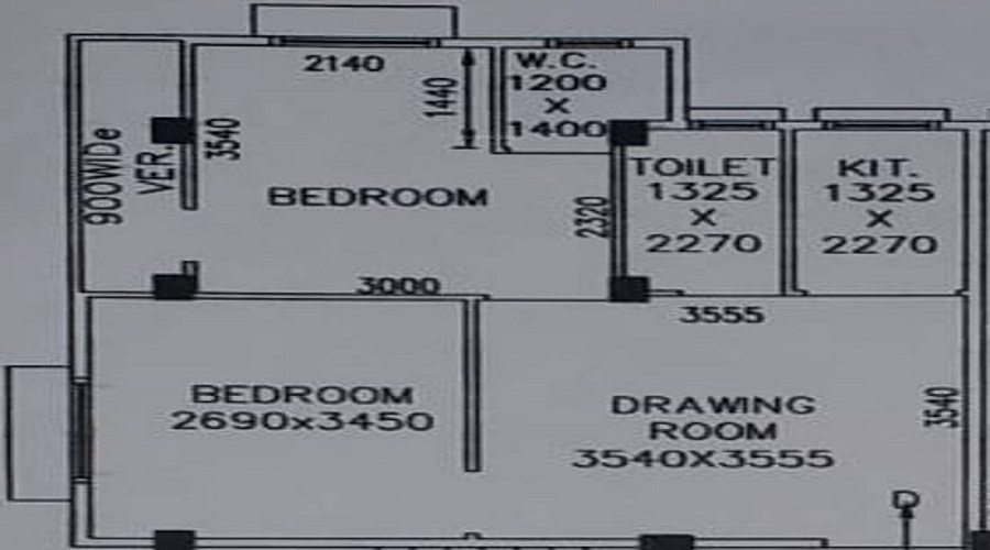 Maa Santoshi Shivaloy Apartment Floor Plan