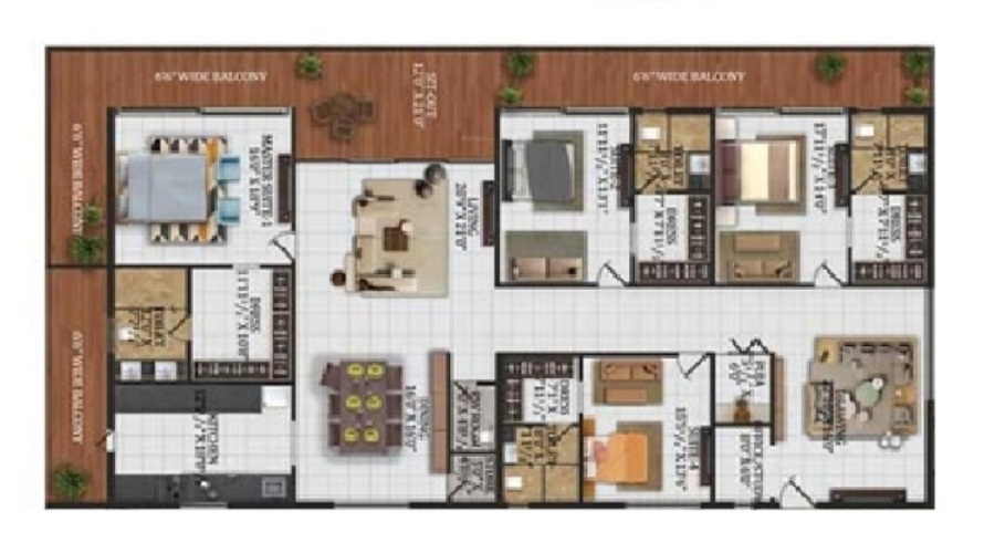 W By DSR Floor Plan