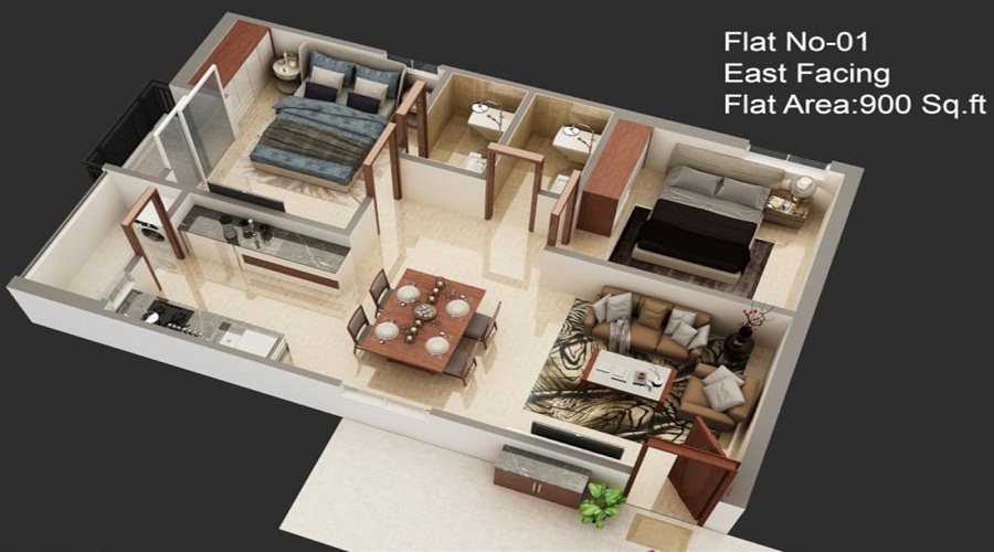 SSD Aditya Nest Floor Plan