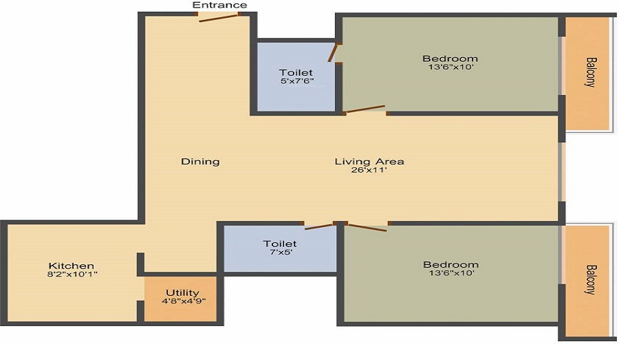 Solitaire Floor Plan