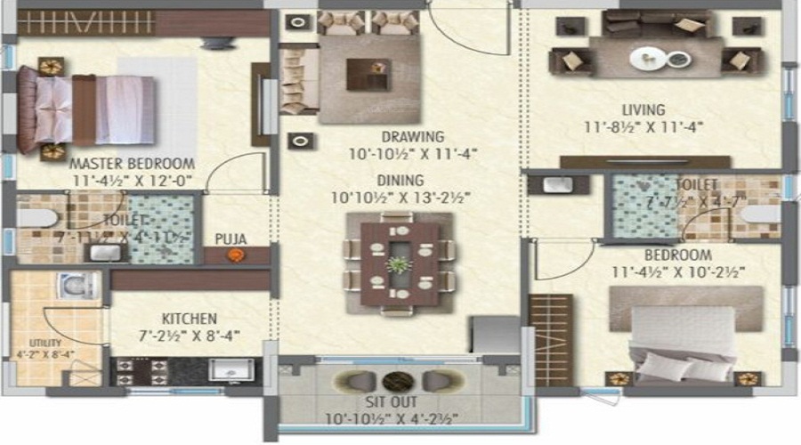 Skyrena Floor Plan