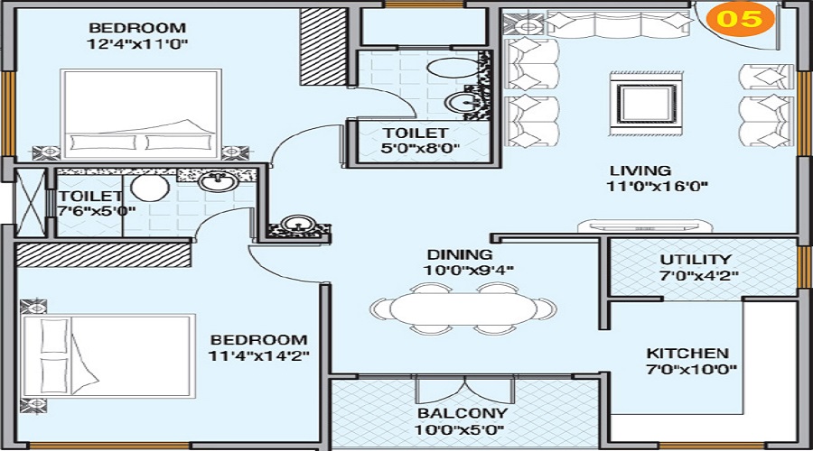 Preethi Woods Floor Plan