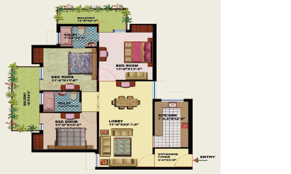 Zion Lakeview Floor Plan
