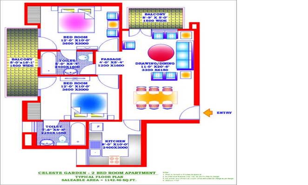 Zion Celeste Garden Floor Plan