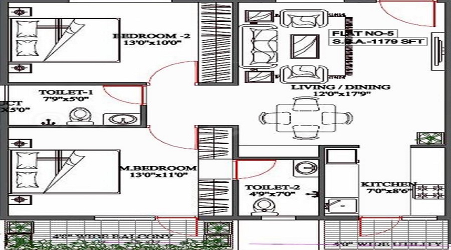 Arya Heights Floor Plan