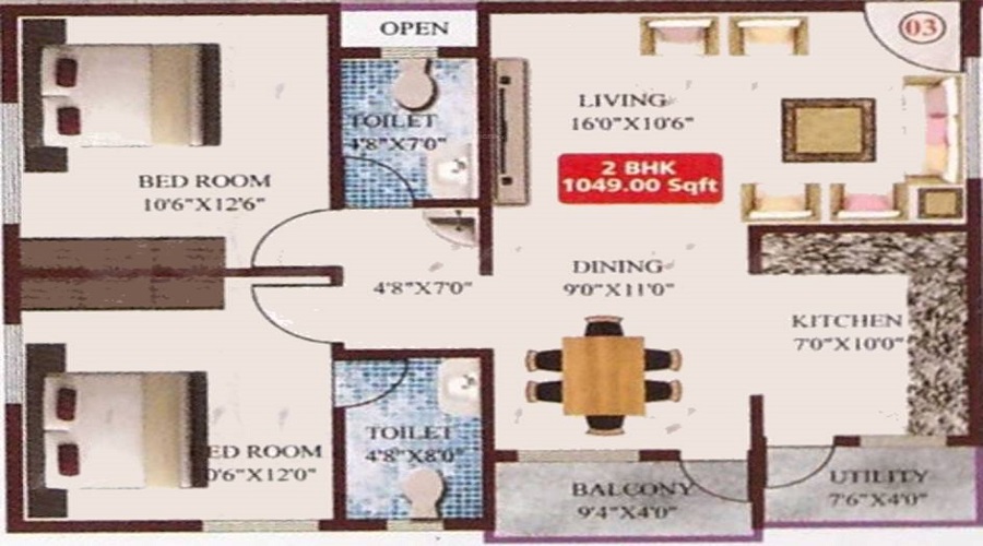 Aditya Nivas Floor Plan
