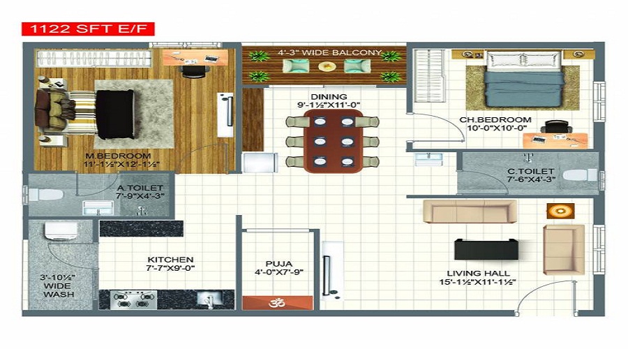 Oyster Floor Plan