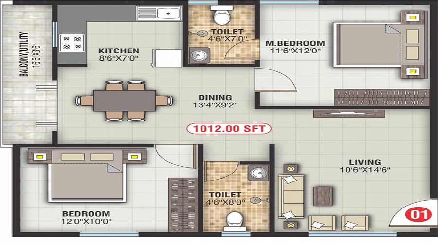 Samruddhi Floor Plan