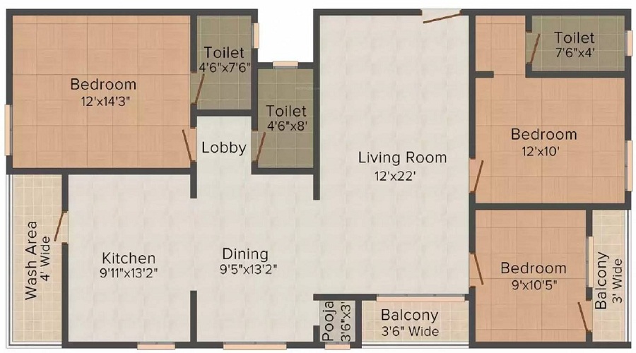 Park Homes Floor Plan