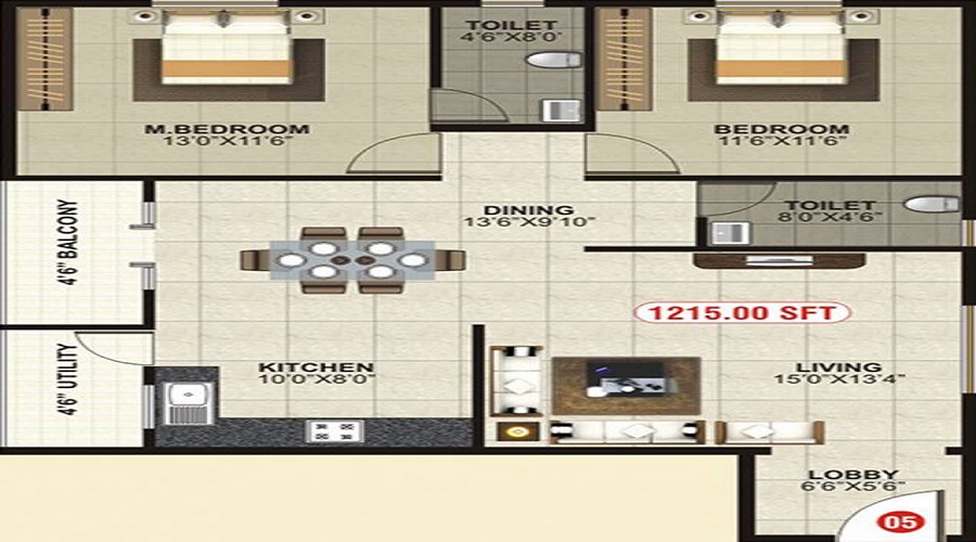 Serenity Floor Plan