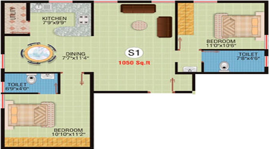 Sagar Siri Floor Plan