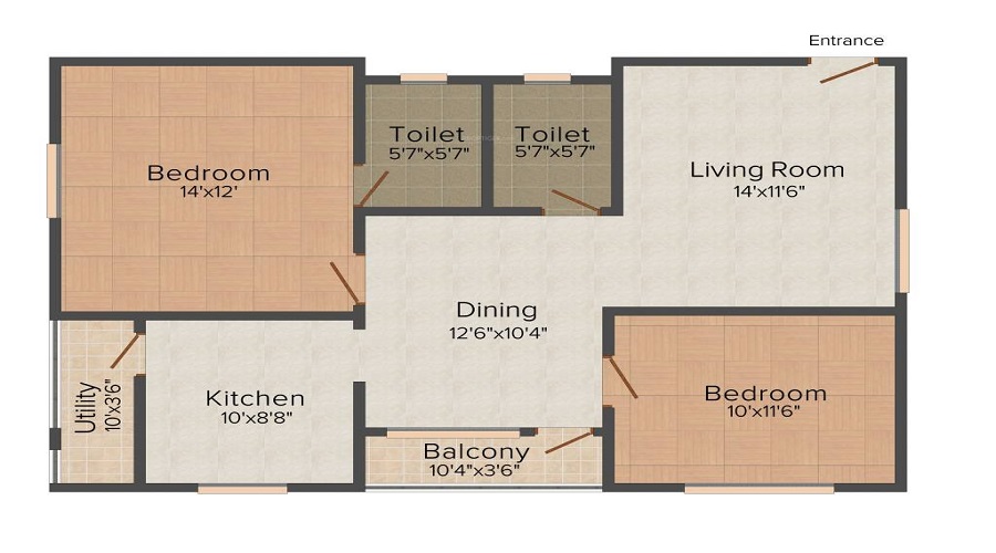 Rose Manshion Floor Plan