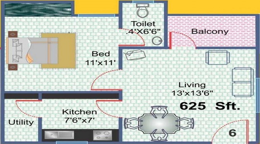 SBR Sujana Floor Plan