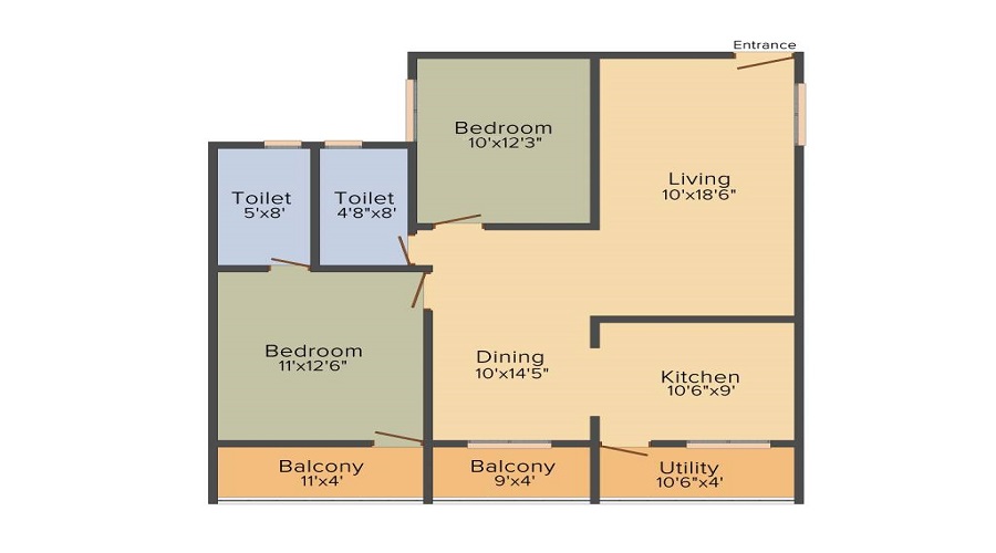 Silicon Oasis Floor Plan