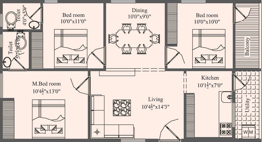 Vandana 1 Floor Plan