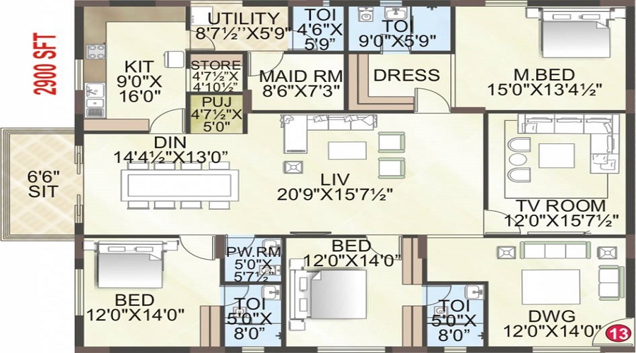 Gold Coast Floor Plan