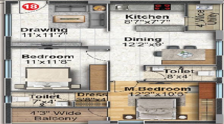 Auric Floor Plan