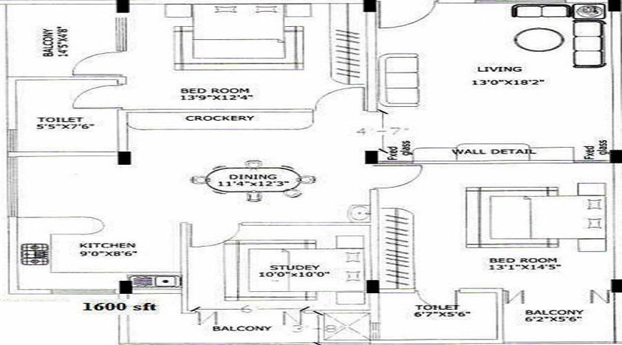 Arya Mansion Floor Plan