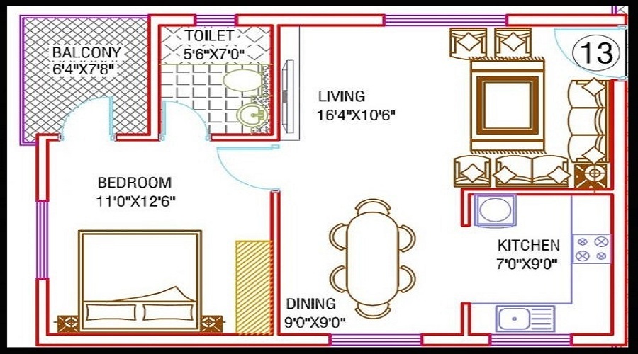Maruti Homes Floor Plan