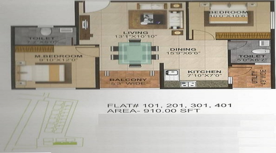 Vishwendra Floor Plan