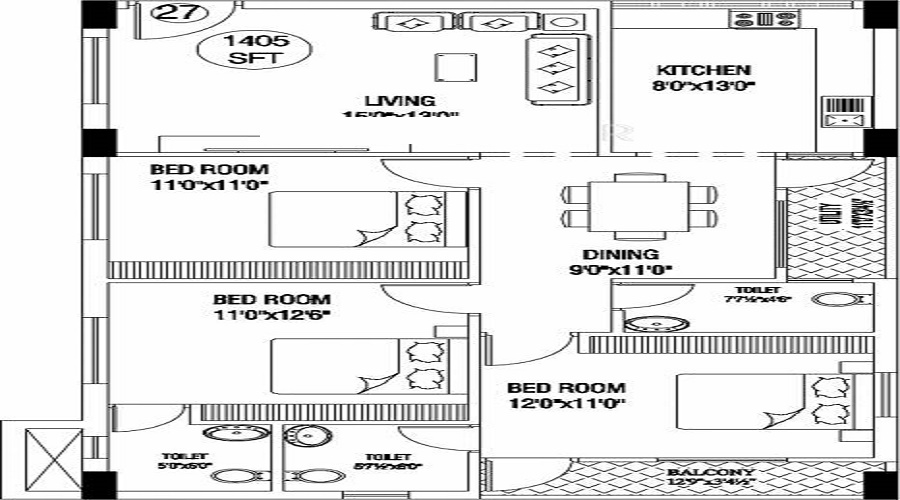GadiRaju Empire Floor Plan