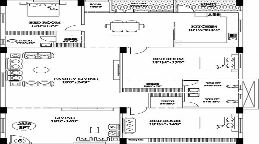 GadiRaju Empire Floor Plan