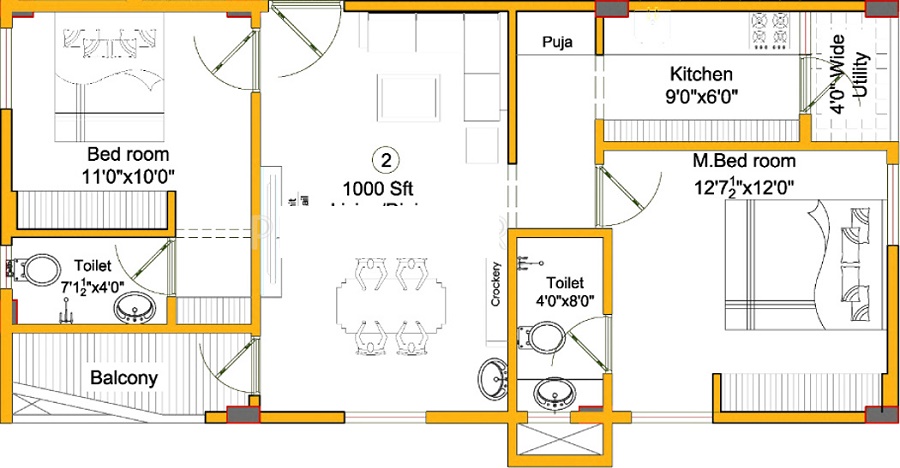 Vasudha Floor Plan