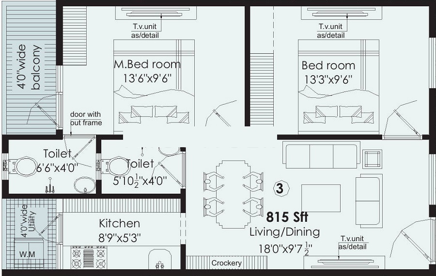 Vikas A Floor Plan