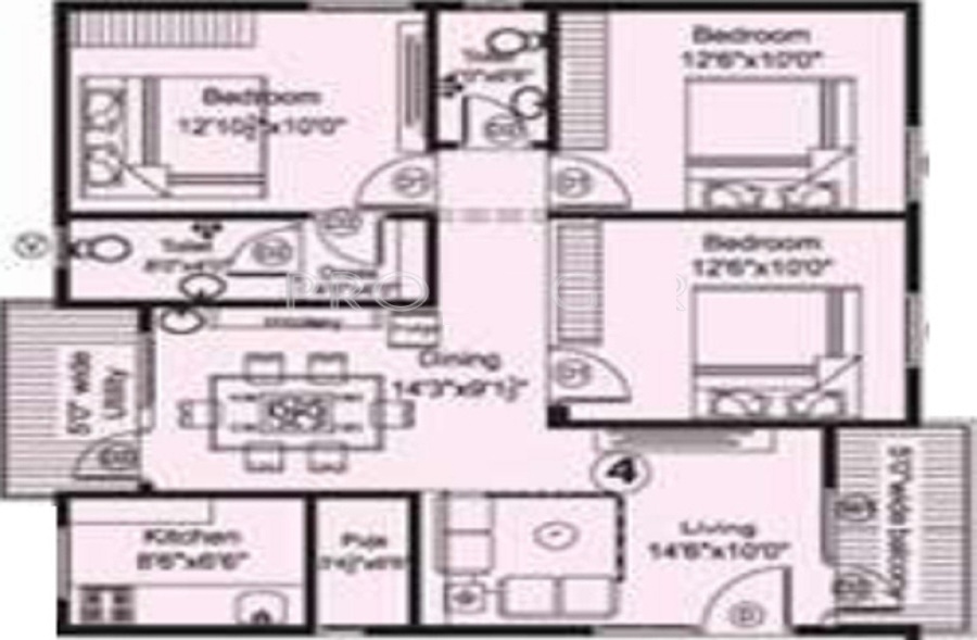 Brindavan Vihar Floor Plan