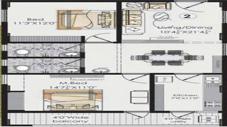 Vaishno Elite Floor Plan