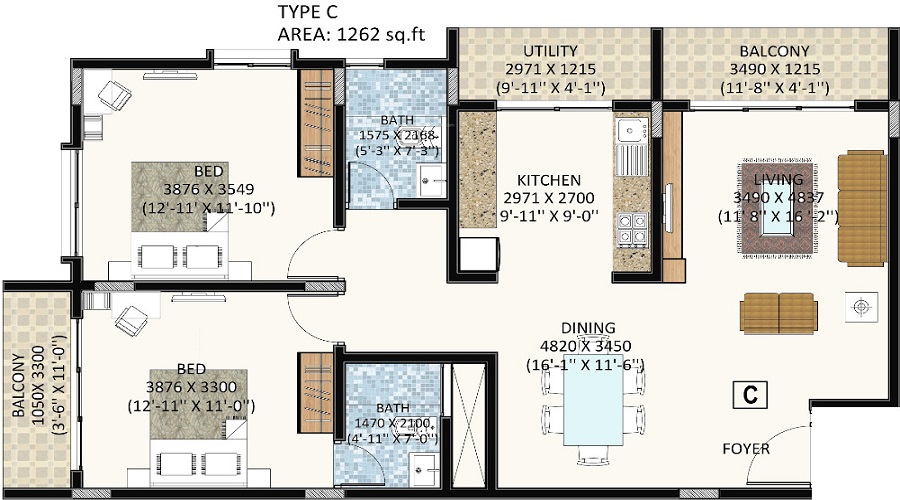 Habitat Floor Plan