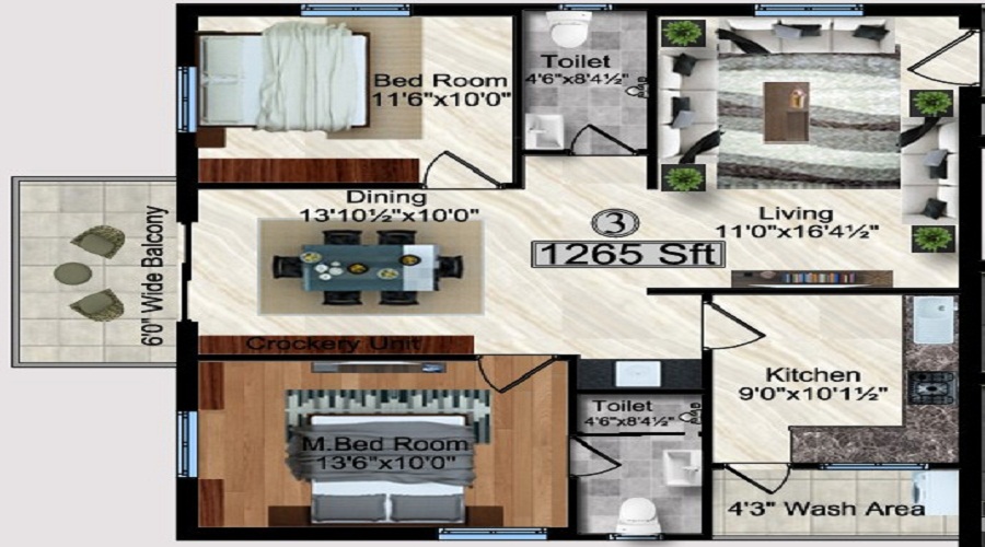 Green Alpha Floor Plan