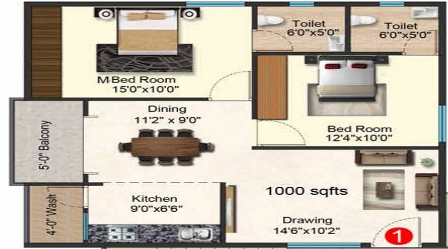 Aavas Floor Plan