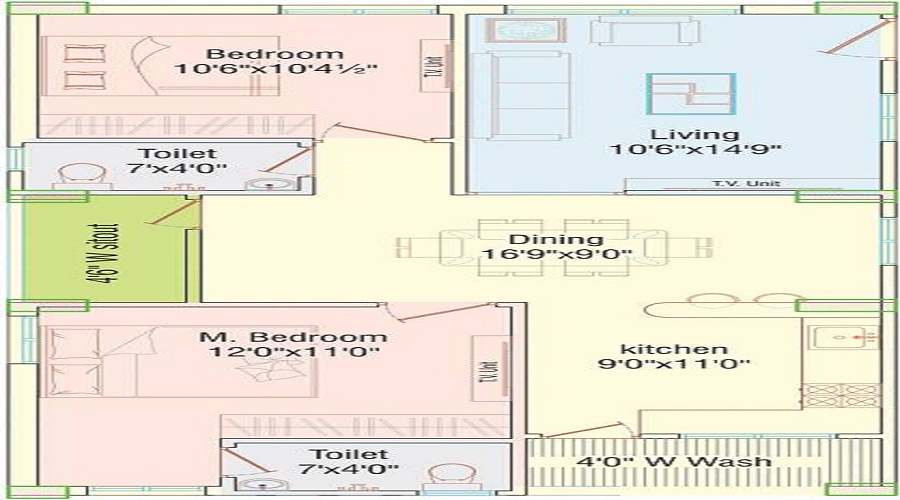 Praveens Prime Floor Plan