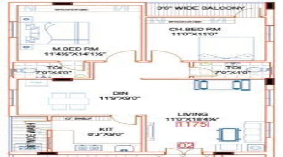 Eternity Block 1 Floor Plan