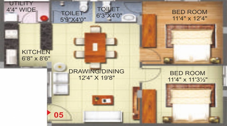 Saahithya Floor Plan