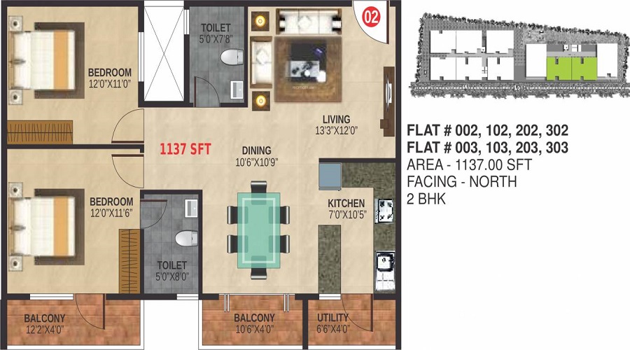 Ashoka Nest Floor Plan