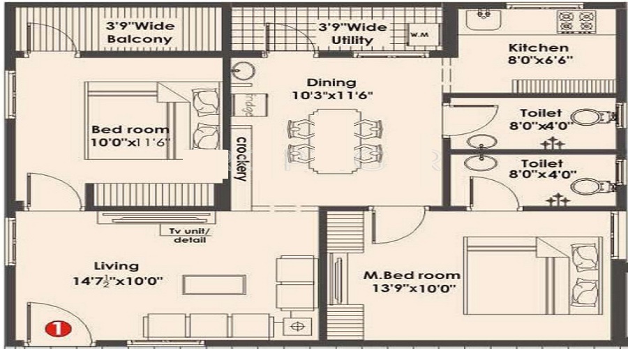 Vaishno Waves Floor Plan