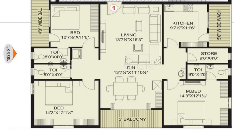 MK Marvels Floor Plan