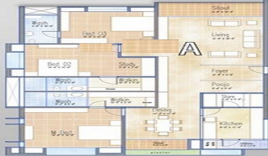 Vinayagar Evenue Floor Plan