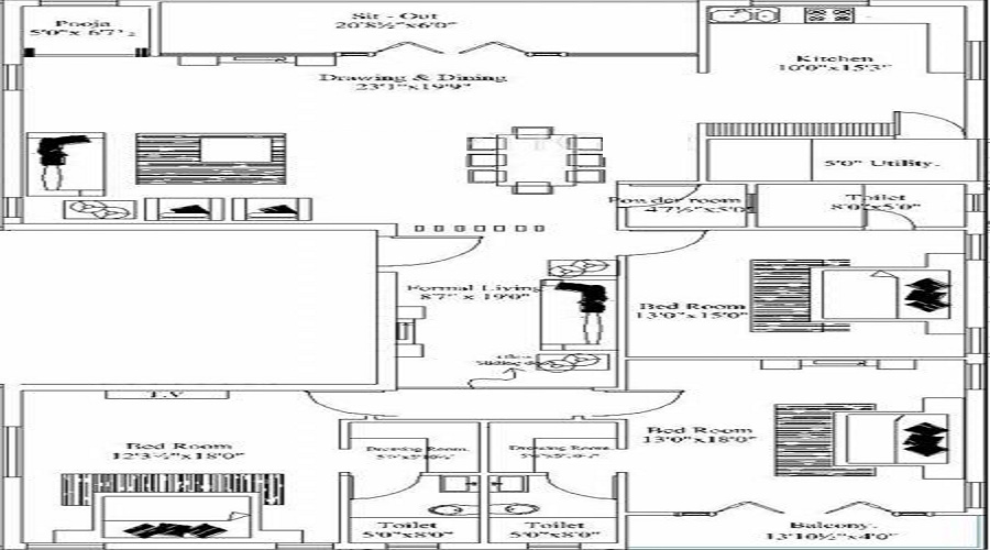 Vinayagar Daspalla Floor Plan