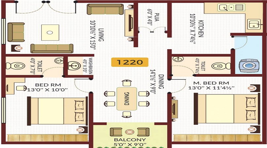 Swastik Aavaas Floor Plan