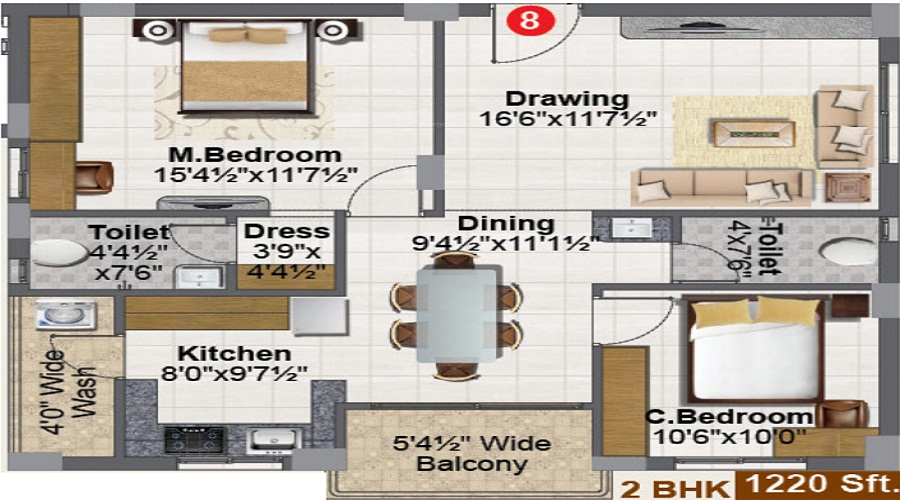 Tropicana Floor Plan